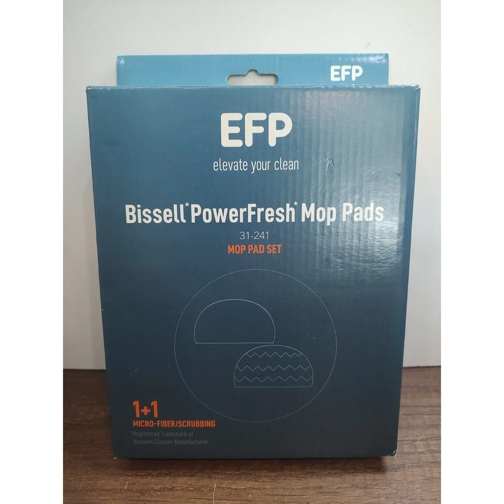 Bissell PowerFresh Mod Pads 31-241 Microfiber And Scrubbing Cloth EFP